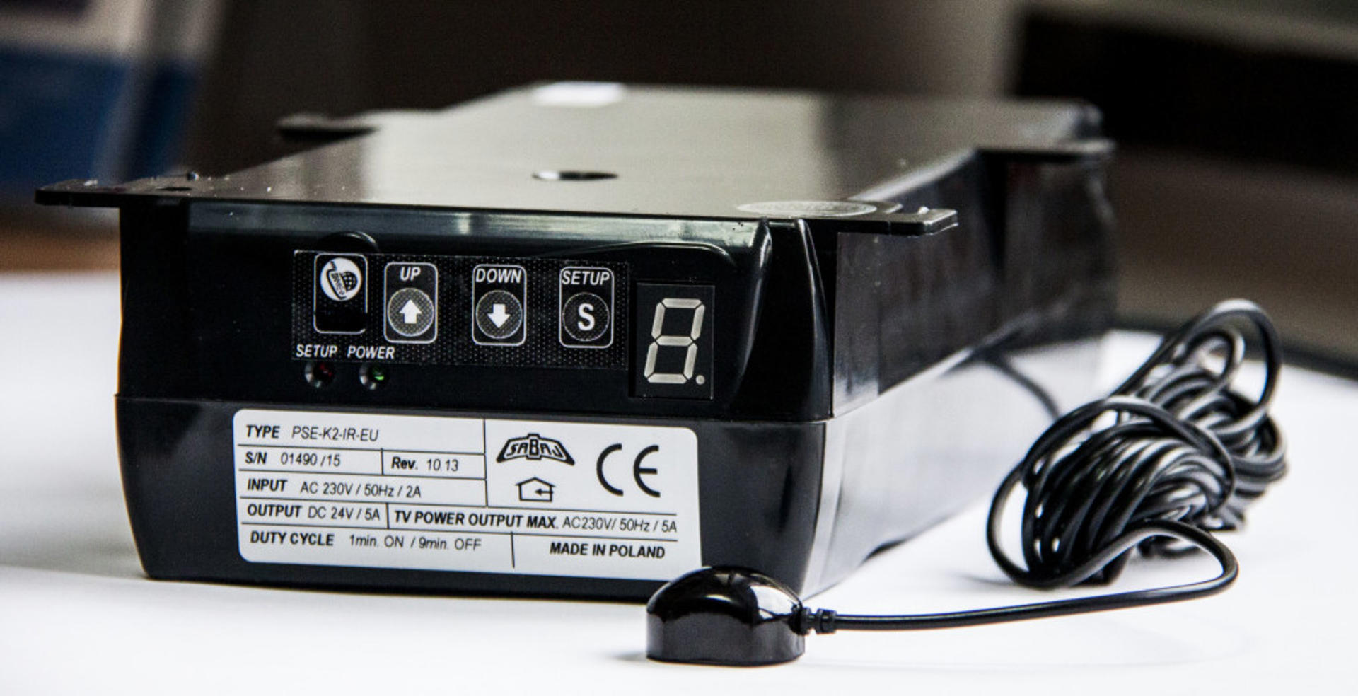 A control box for Sabja TV Lift products