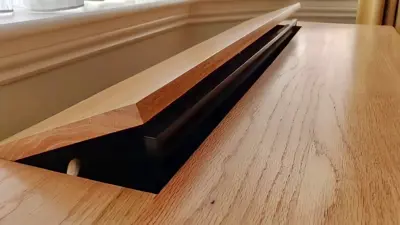 Living Room Bay Window TV Lift Cabinet Installation